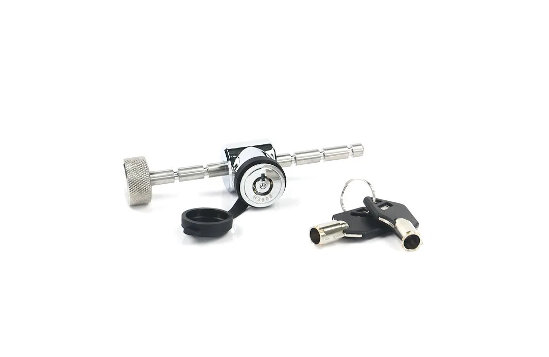 WS11 – WEIGH SAFE Trailer Hitch Lock, Trailer Coupler Lock Barbell Style 1/4 Inch Diameter x 4-1/2 Inch Length Stainl...